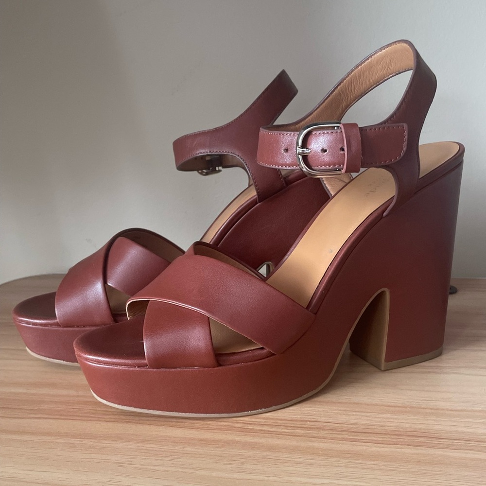 Kate Spade ♠️ Brown Platform Grace